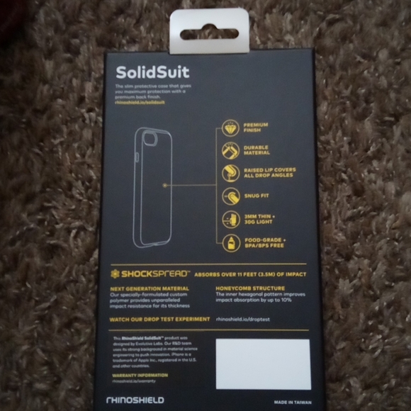 iPhone X black hard case - Picture 2 of 4